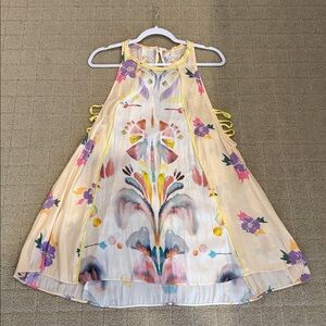 Free People Multicolor Floral Mini Dress